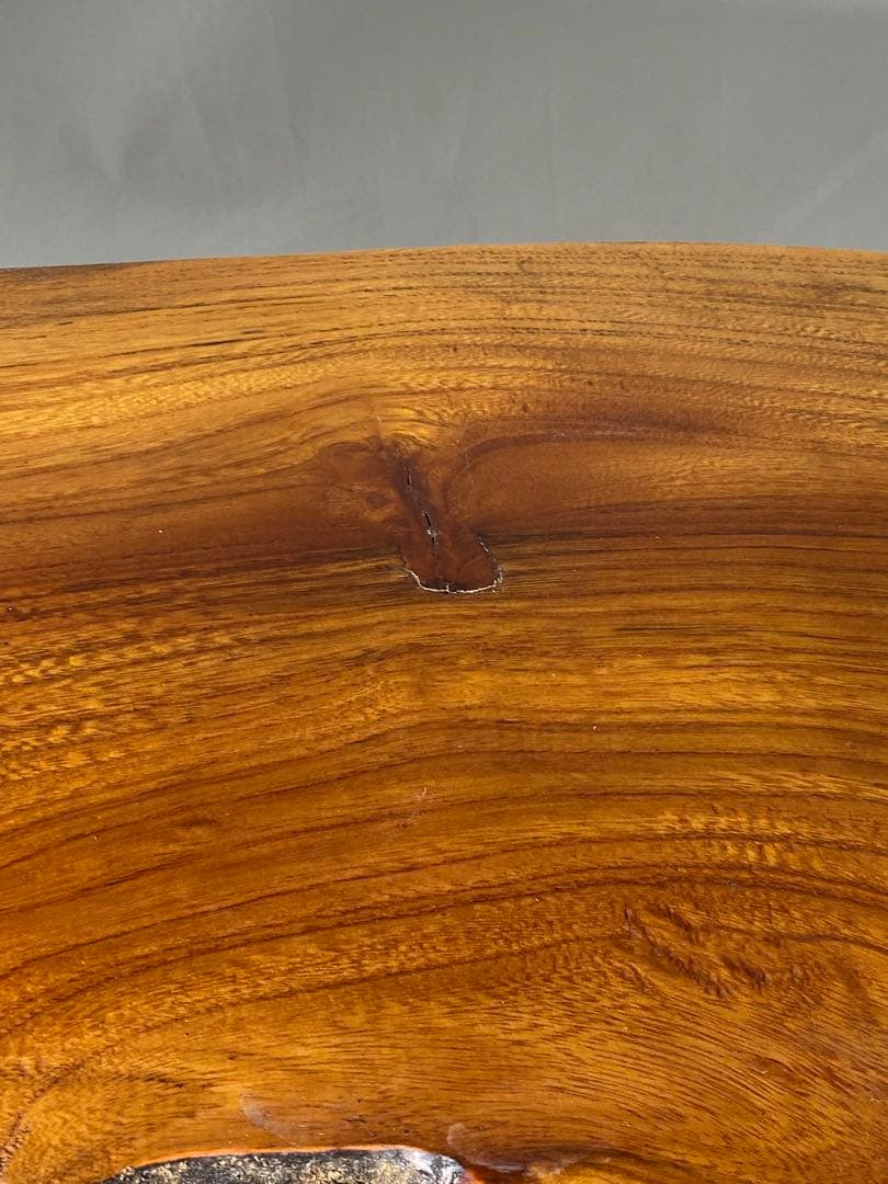 1444❣️ 一枚板　ミニローテーブル　ちゃぶ台