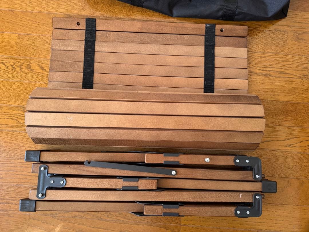 【美品】Hilanderロールトップテーブル 120cm ダークブラウン