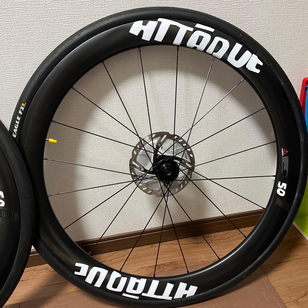 ATTAQUE Carbon Wheel50㎜美品ガラスコーティング済み