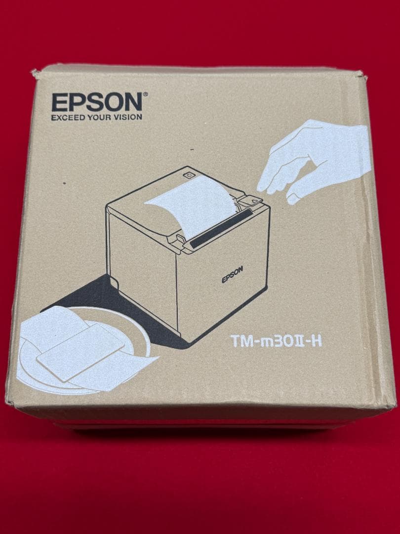 使用極少 EPSON TM-m30Ⅱ-H ブラック レシートプリンター ⑬