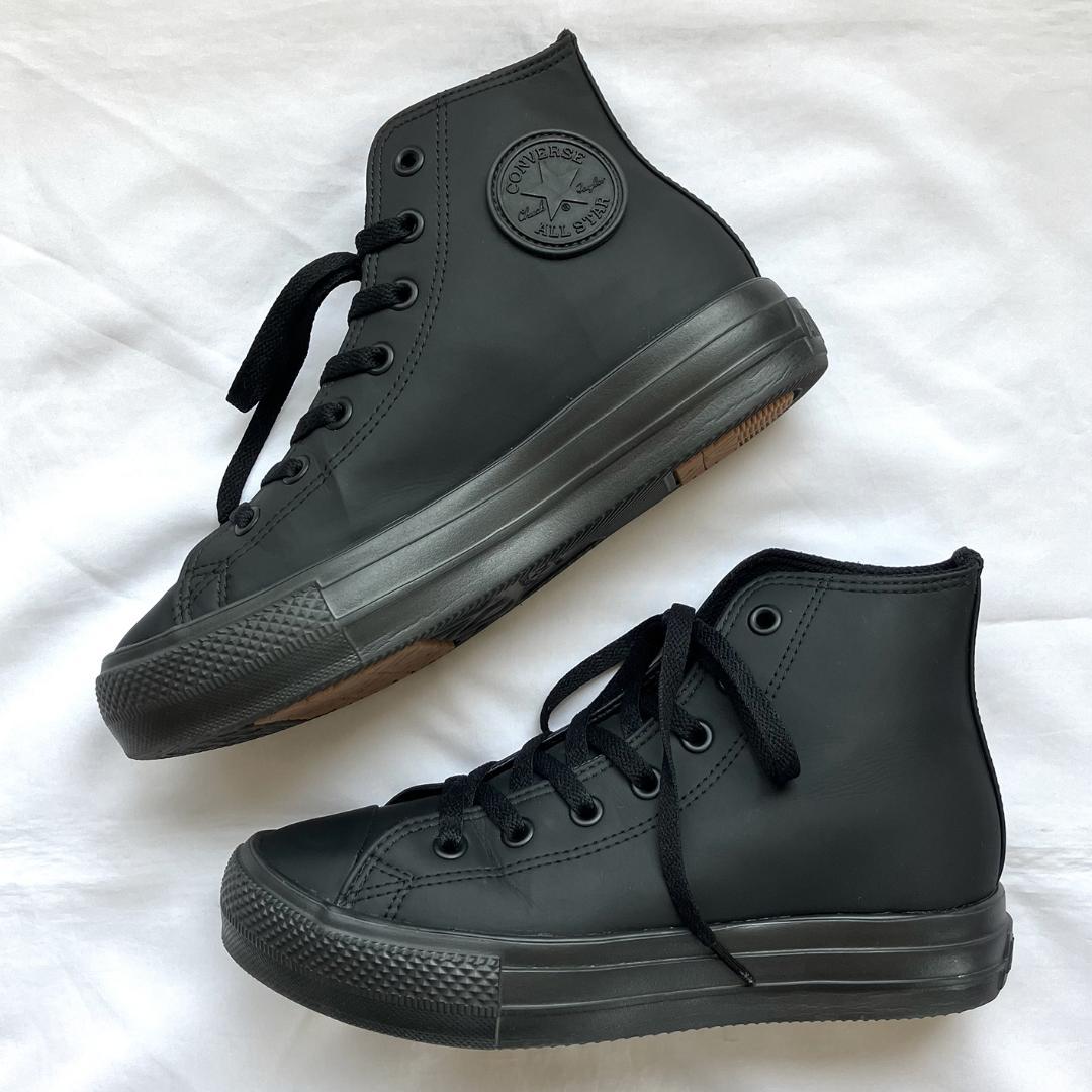 コンバース オールスターライト ハイカット レインブーツ 25cm 撥水防水厚底