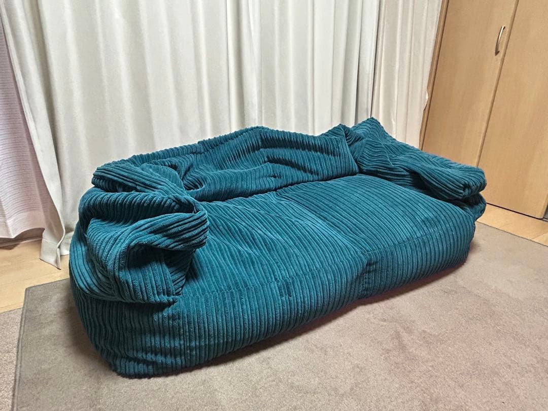 ラウンジパグ　Lounge pug 　 クラシックコーデュロイ　ティール