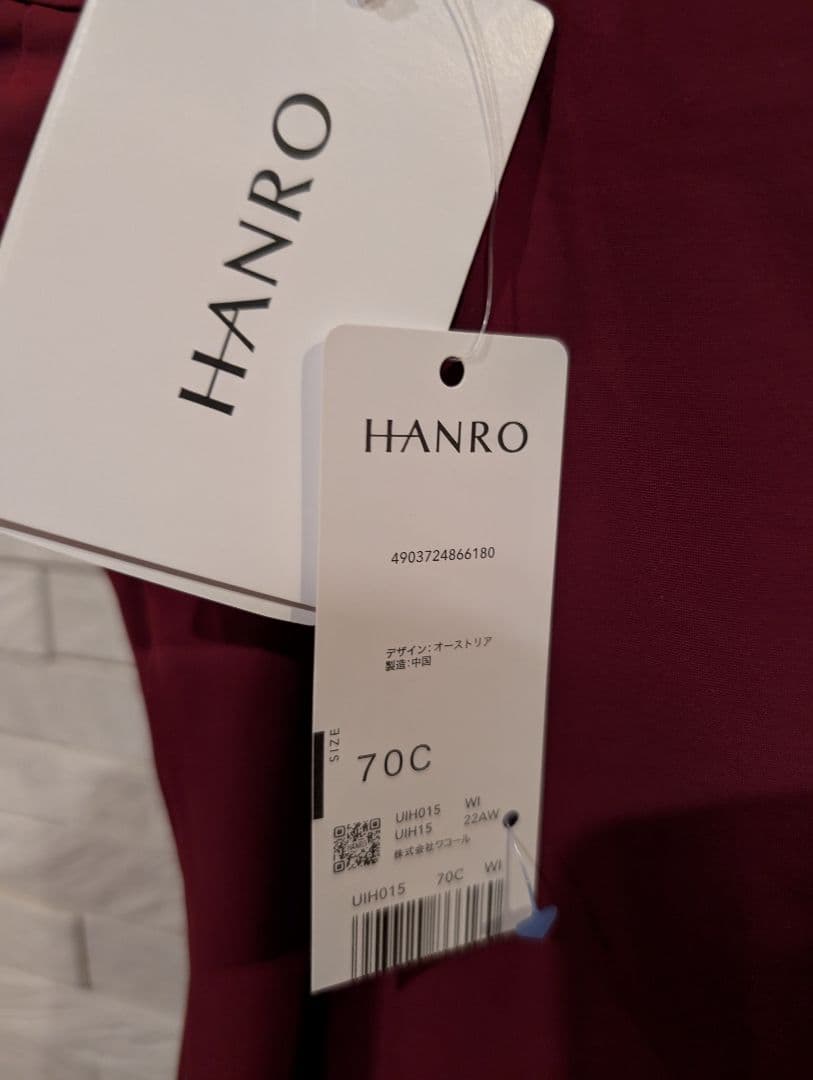 CANDY☆プロフ必読☆ 様 【新品】スイス　HANRO「ALLURE」70C