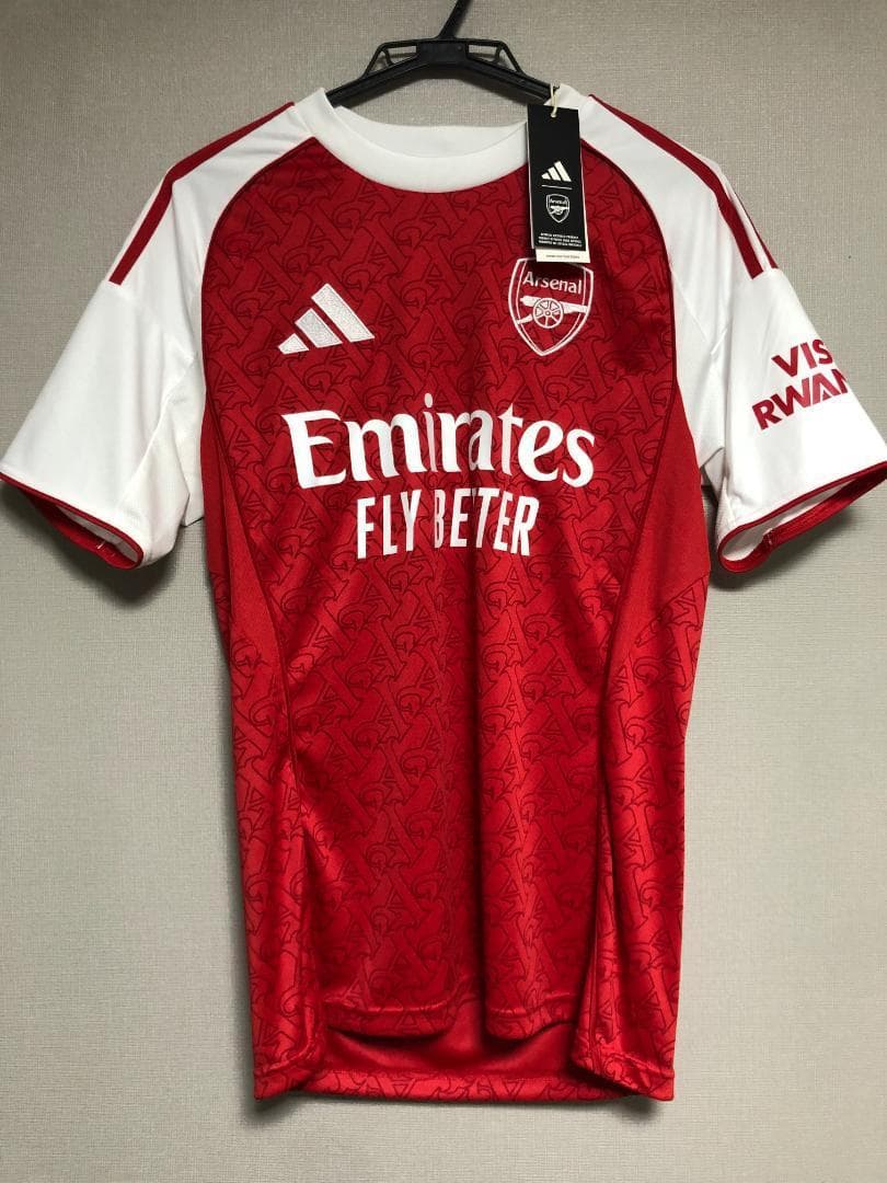 未使用 タグ付き アーセナル 25-26 ホームキット ユニフォーム S