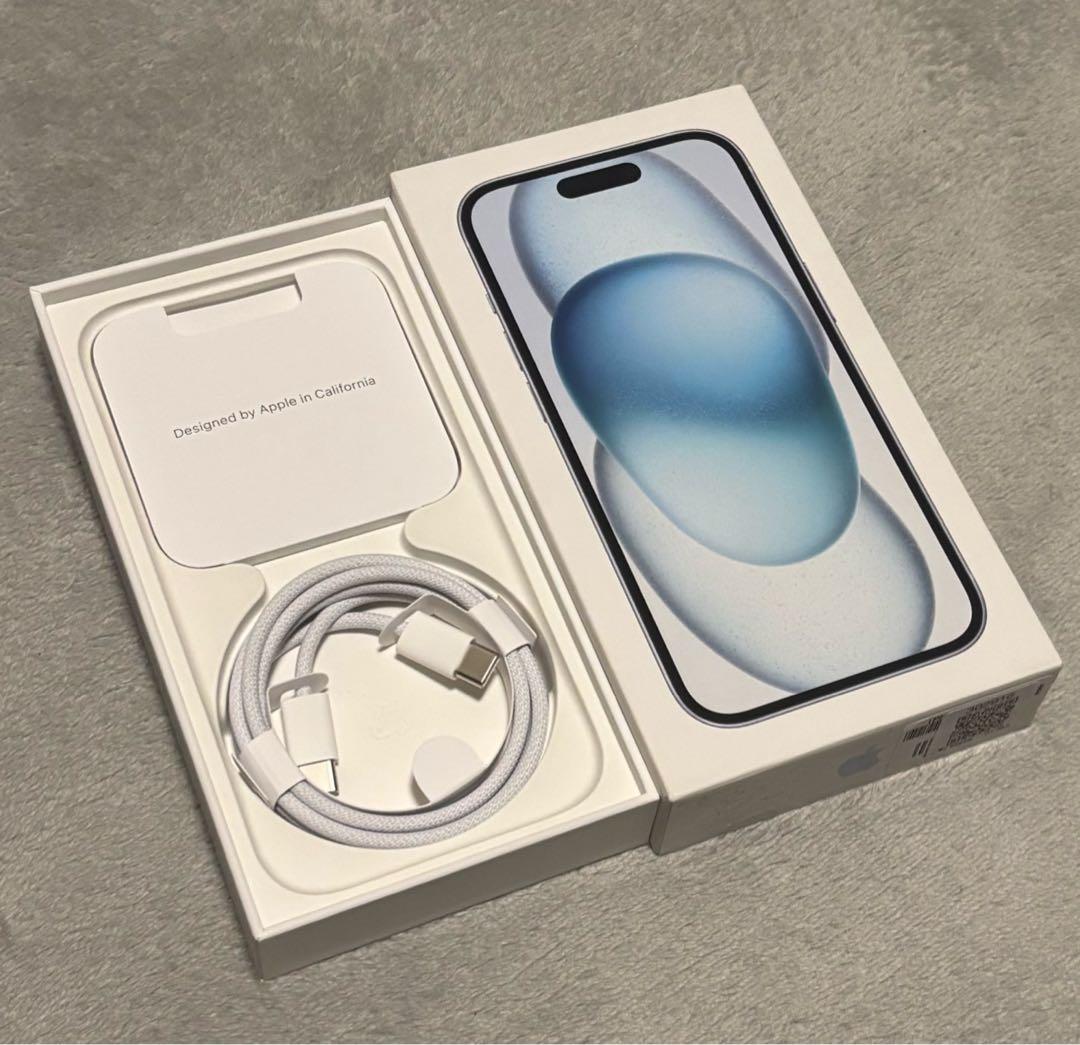 iPhone 15 ブルー 128GB