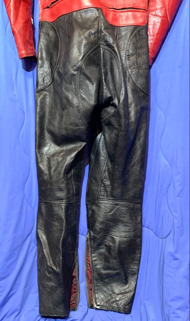 dai NANKAI 革ツナギ 赤/黒 ツナギタイプ LLサイズ