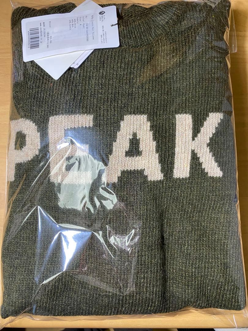 【PEAK / スノーピーク】別注プリントニット