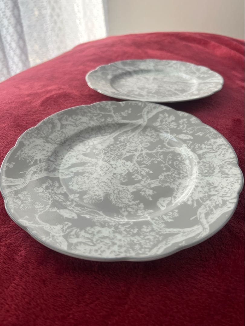 SALE‼︎ DIORサイドプレート16cm グレー 2枚セット