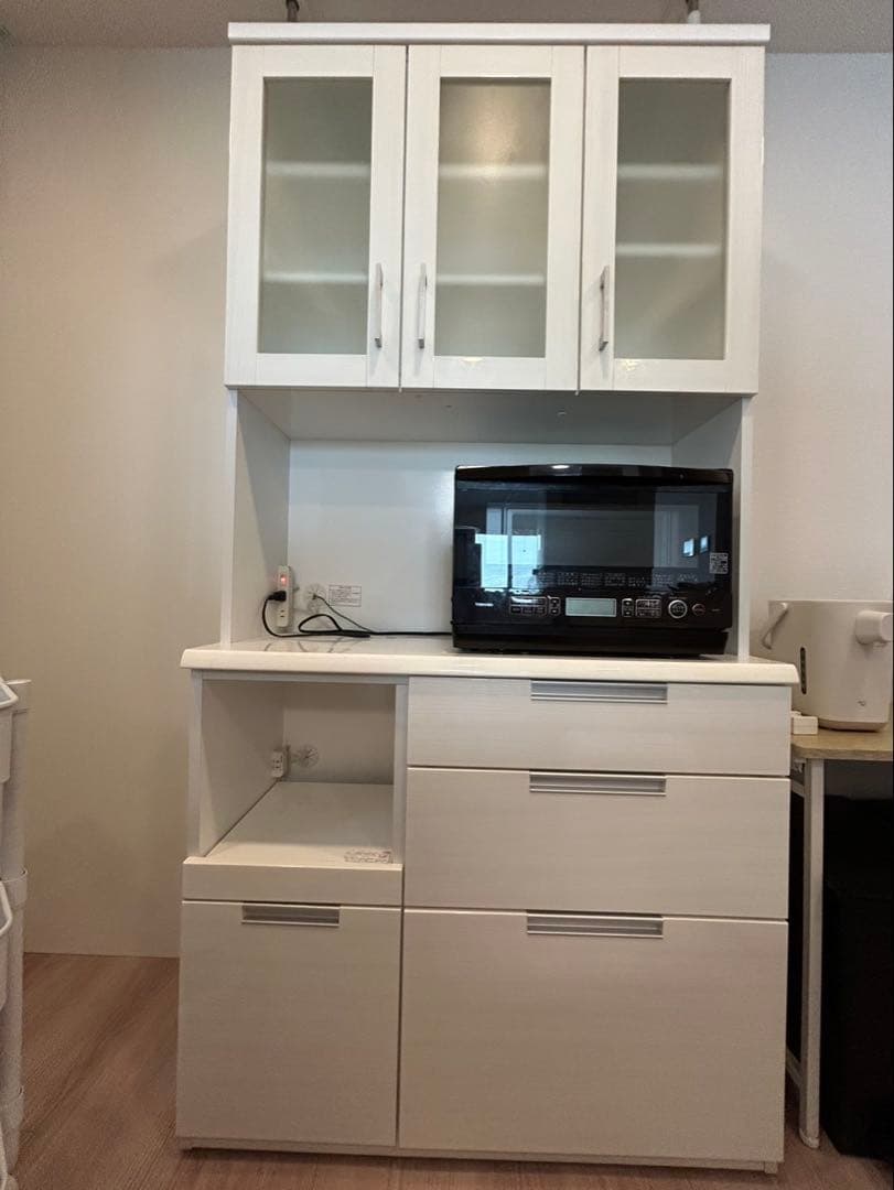 ニトリ キッチンボード ダリア 100KB-WH