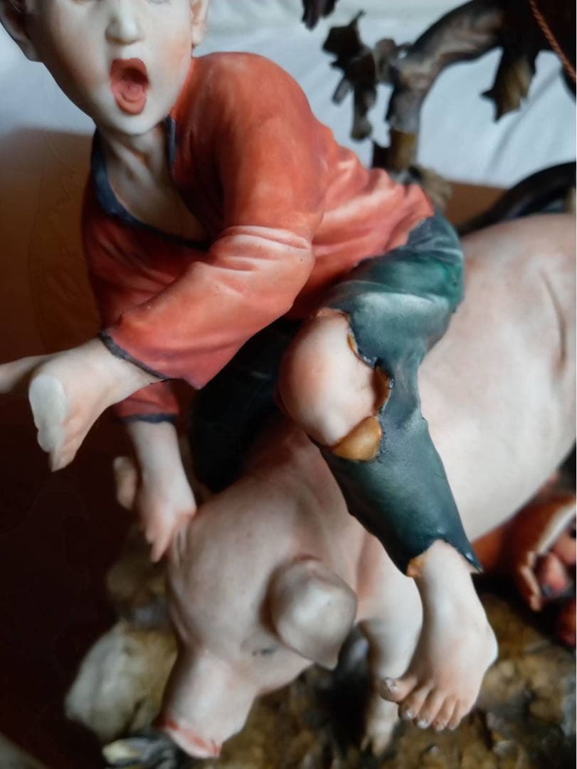 PORCELLANE PRINCIPE カポディモンテ 陶器　特大　美術品