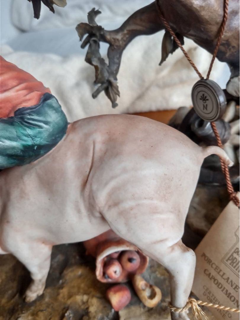 PORCELLANE PRINCIPE カポディモンテ 陶器　特大　美術品