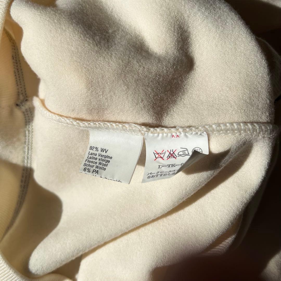 90s Giorgio Armani ハーフジップ ウール ニット ヴィンテージ