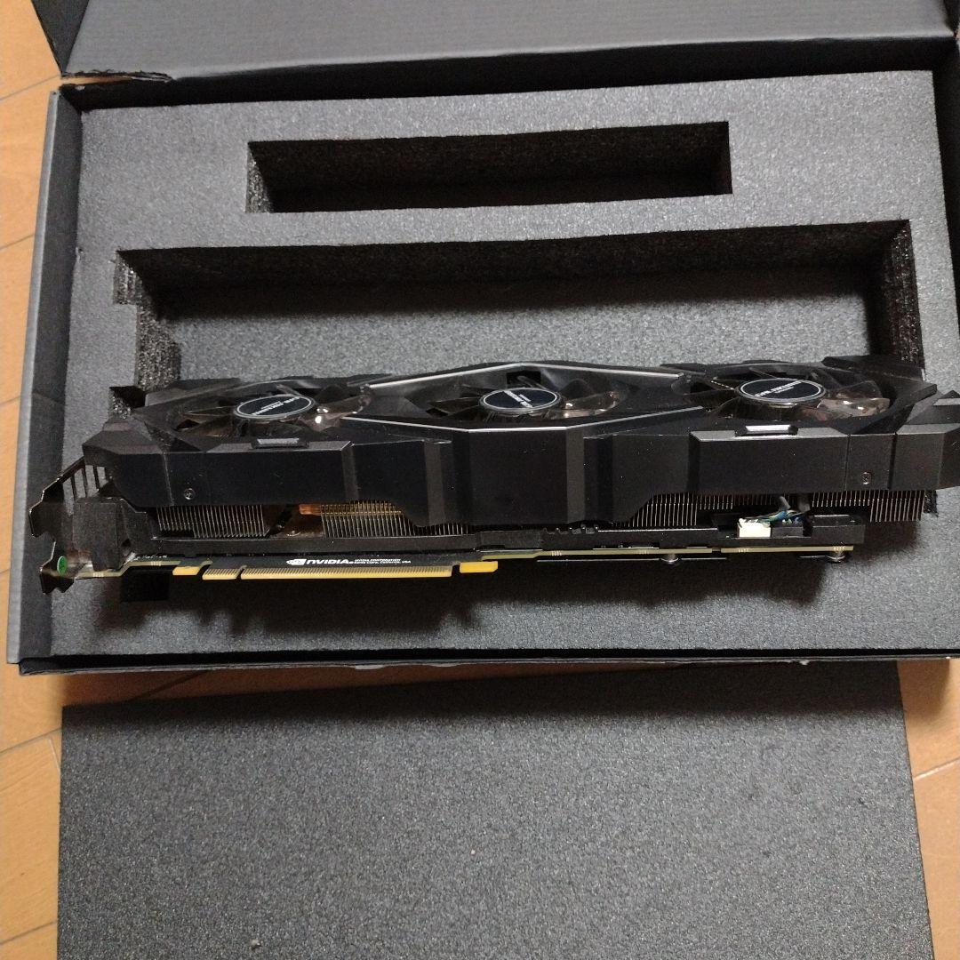 【送料込】中古 玄人志向 GG-RTX2080Ti-E11GB/TP