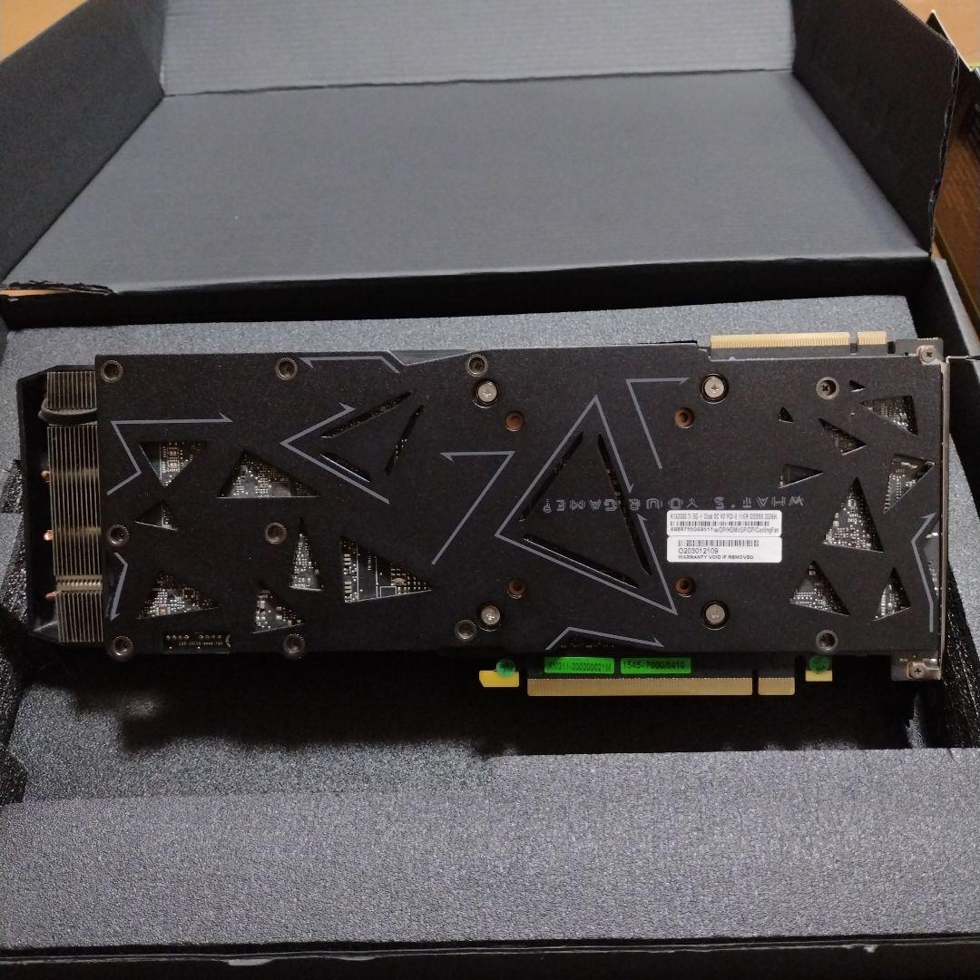 【送料込】中古 玄人志向 GG-RTX2080Ti-E11GB/TP