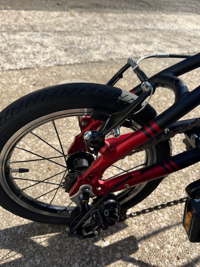 K 【美品】DAHON ダホン K3 アルミ 折りたたみ自転車