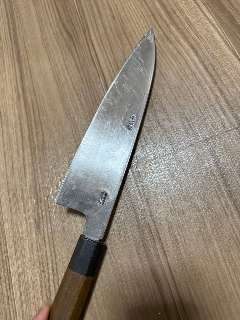 出刃包丁　刃渡り24cm
