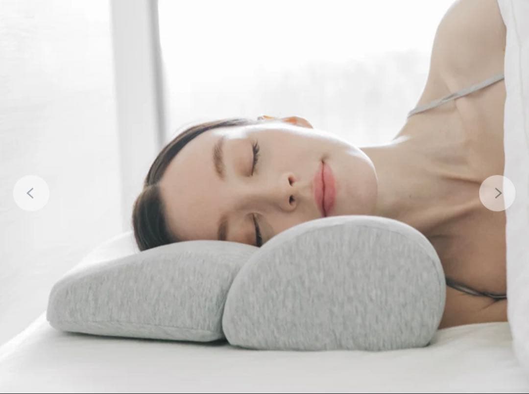 CALQS カルクス 首と肩のことだけを考えたダブル枕ベーシック ライトグレー