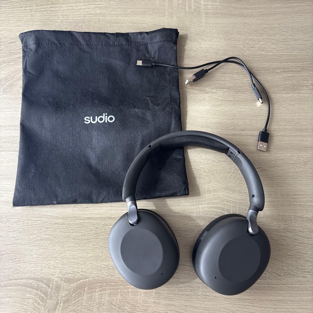 sudio k2 pro ワイヤレスヘッドホン ブラック