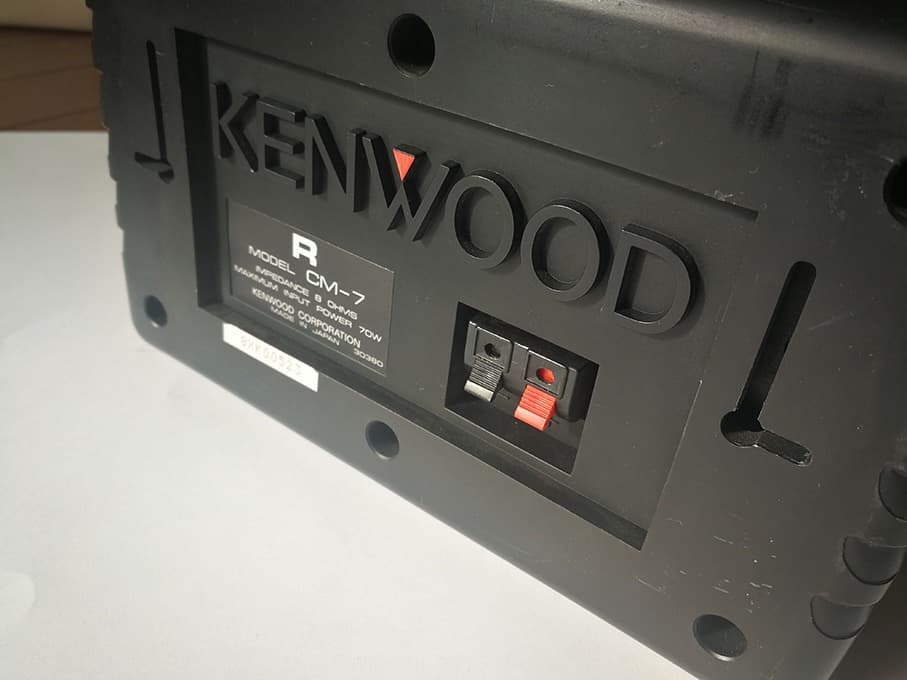 KENWOODスピーカーL／R　MODEL CM-7