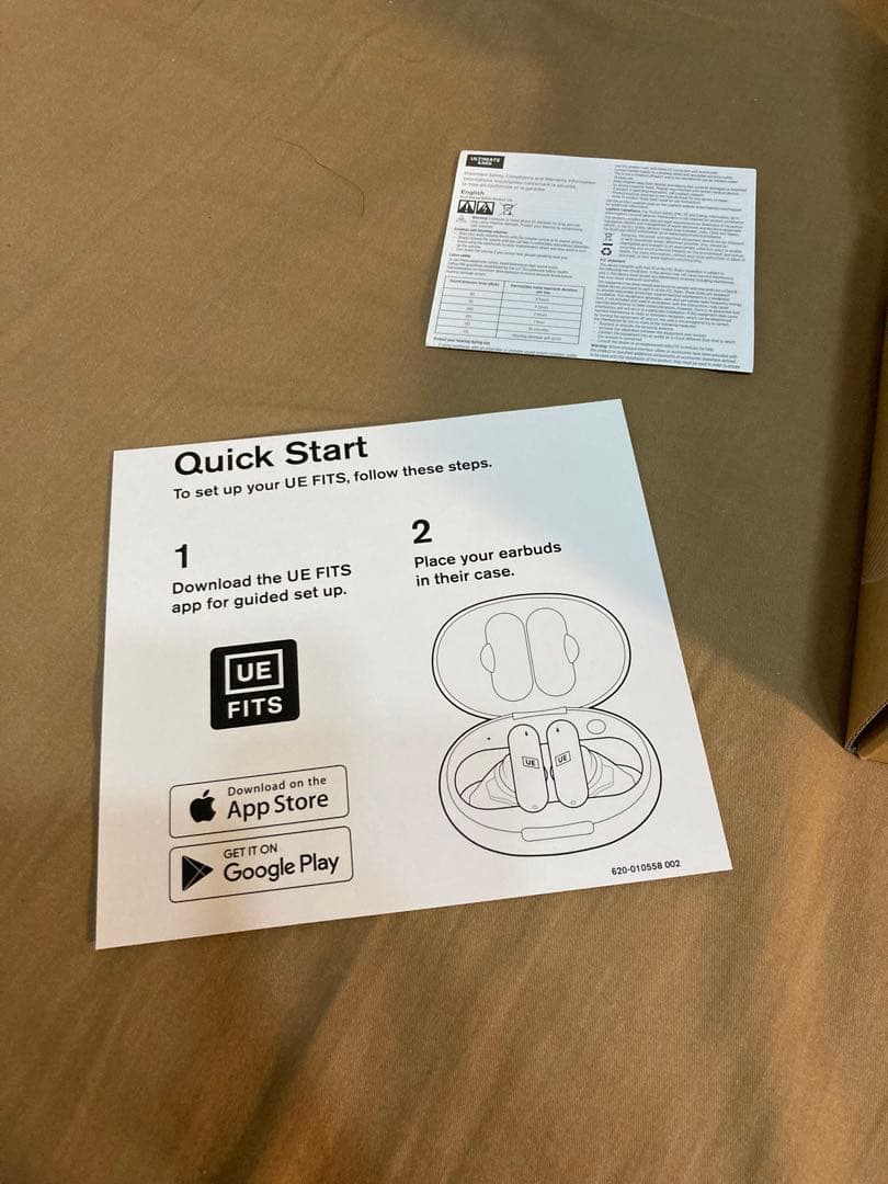 【新品未使用】Ultimate Ears UE FITS Dawn Purple