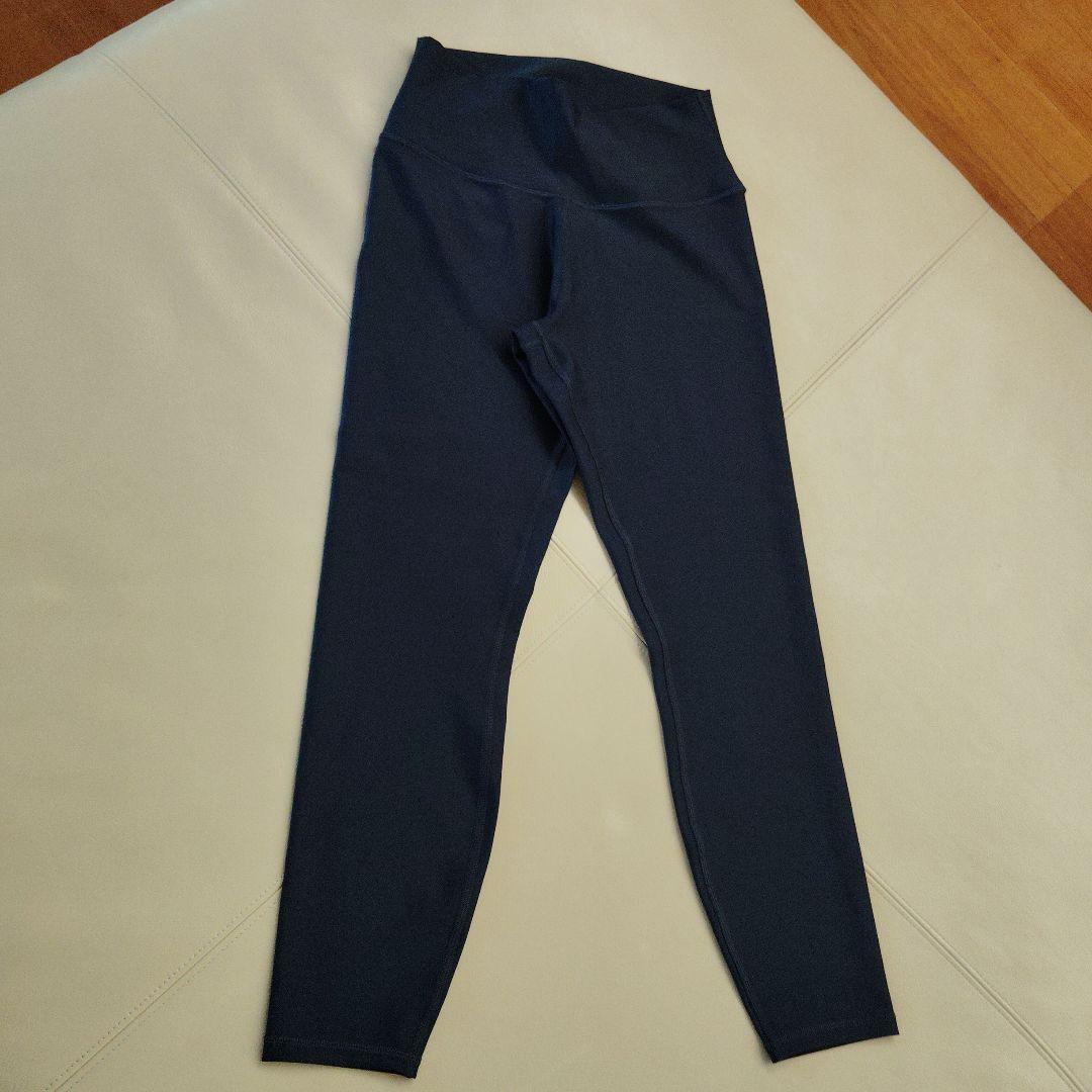 【試着のみ】aloYOGA ハイウエストレギンスLサイズ ネイビー