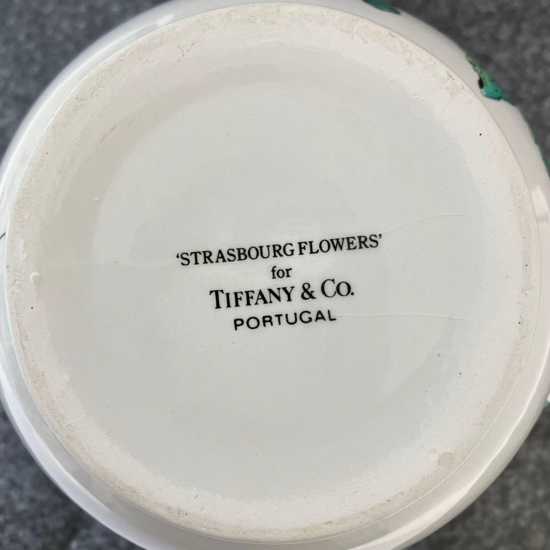 大人気☆ティファニー☆花瓶☆STRASBOURG FLOWERS☆陶器☆フラワー