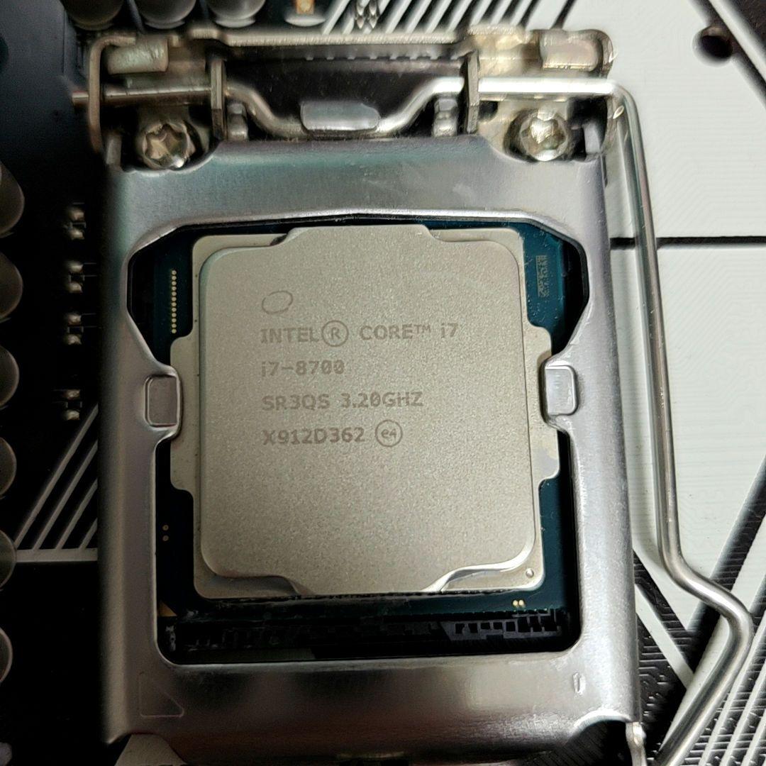 core i7 8700 + PRIME B365-PLUS + メモリ12GB