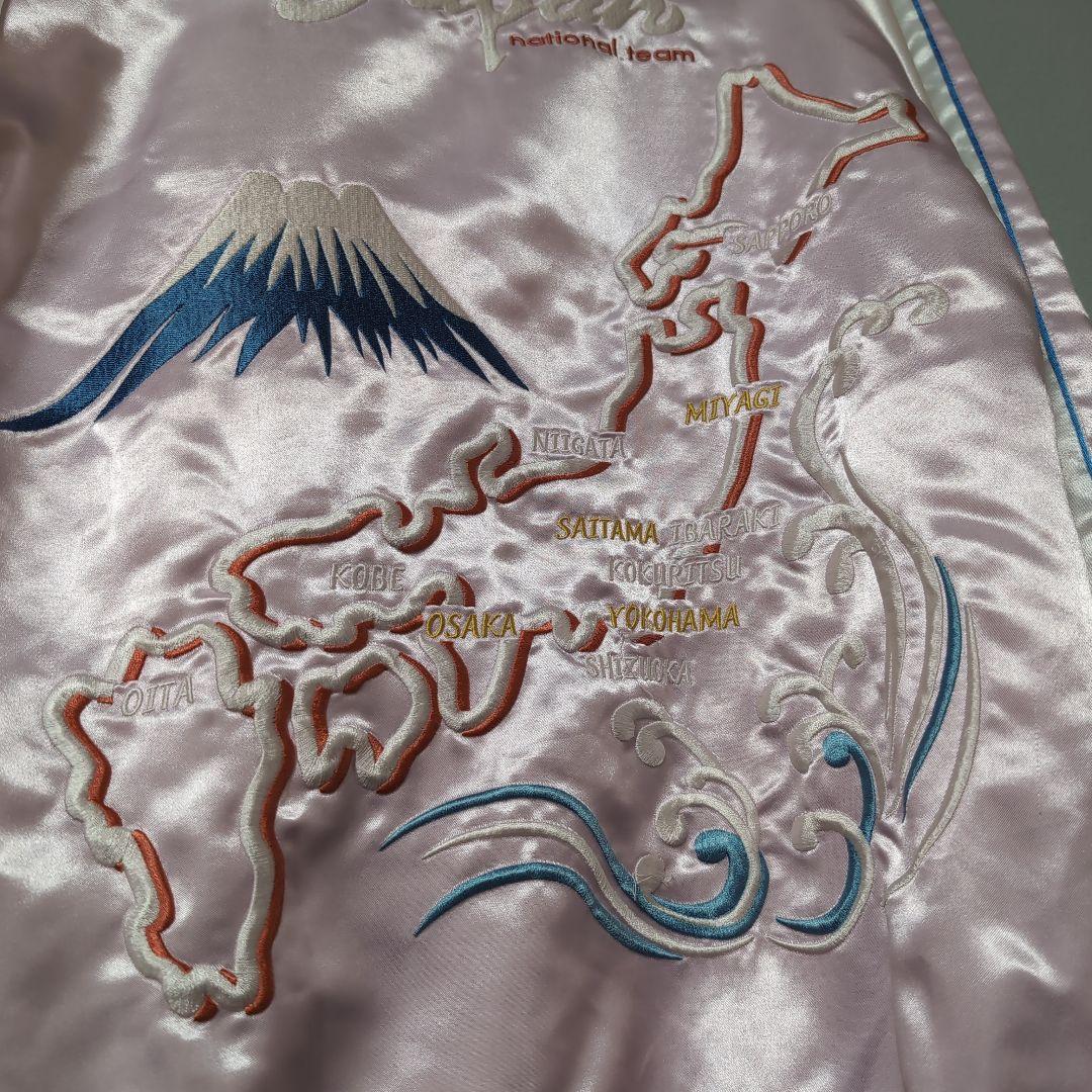 アディダス JFA 日本代表 日本地図 スーベニアジャケット スカジャン M