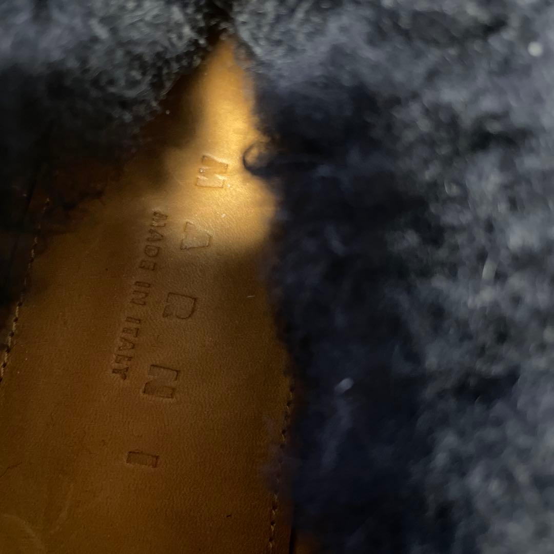 【ケロッピ】MARNI ラムファー フラットシューズ　36