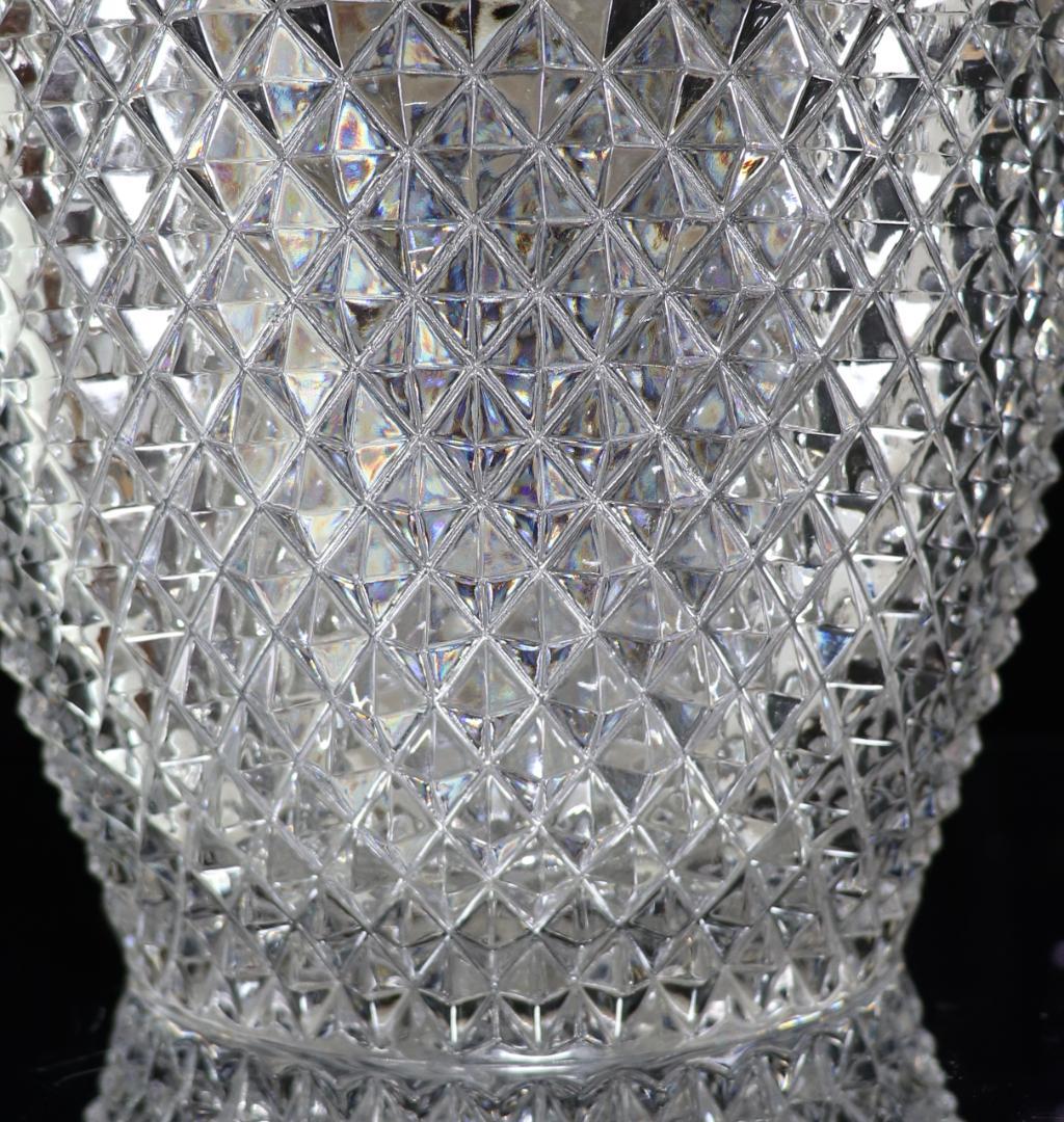 オールド・バカラ 特大 ディアマン・ビゾー 3.2㎏ シャンパンクーラー 銀装飾