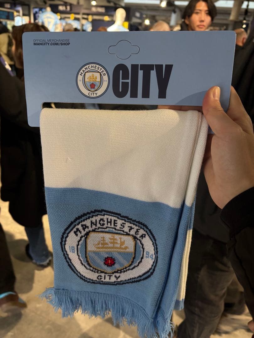 マンチェスター・シティ マフラー　現地購入品