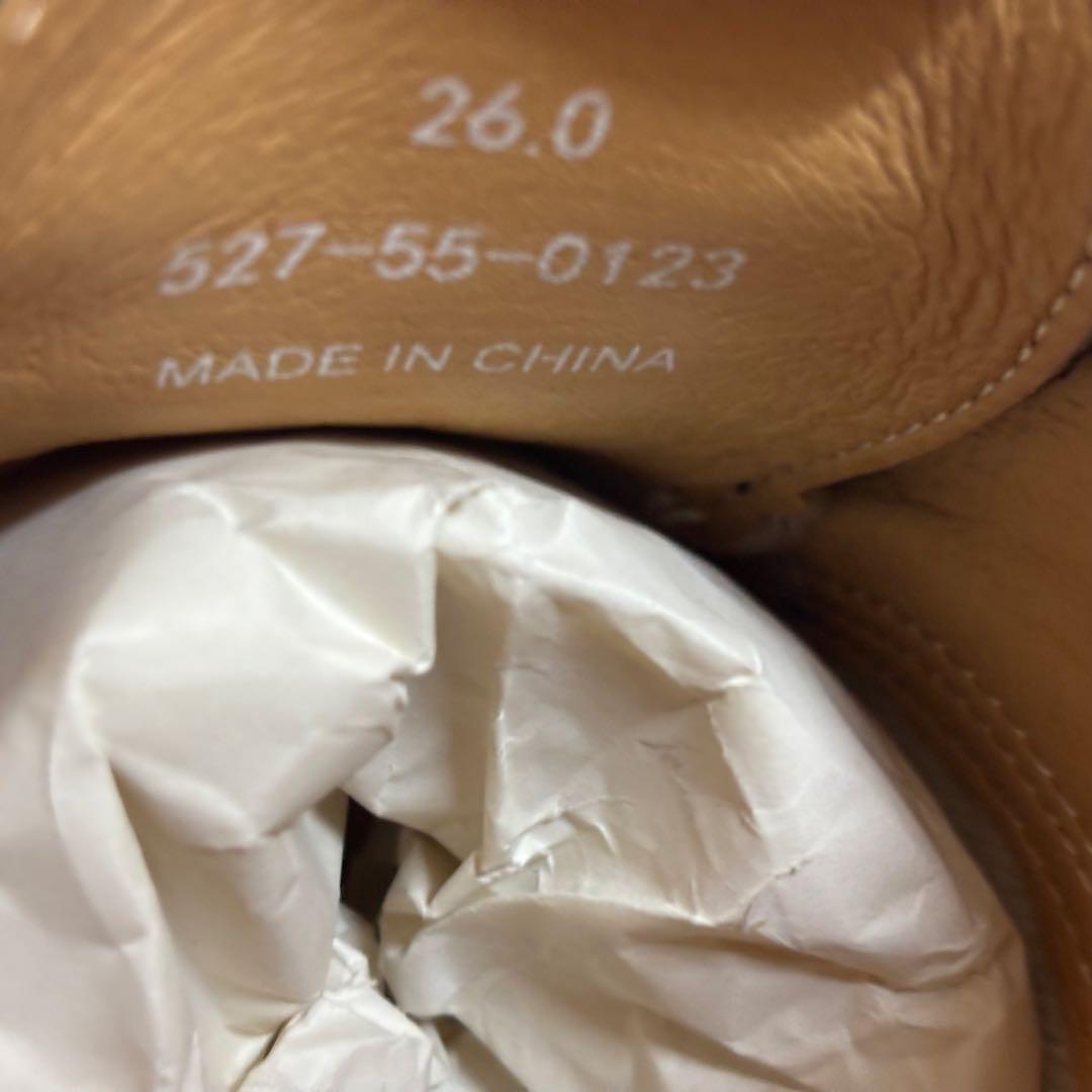 新品未使用　ユナイテッドアローズ　モックトゥレザーシューズ　ブラック　26cm