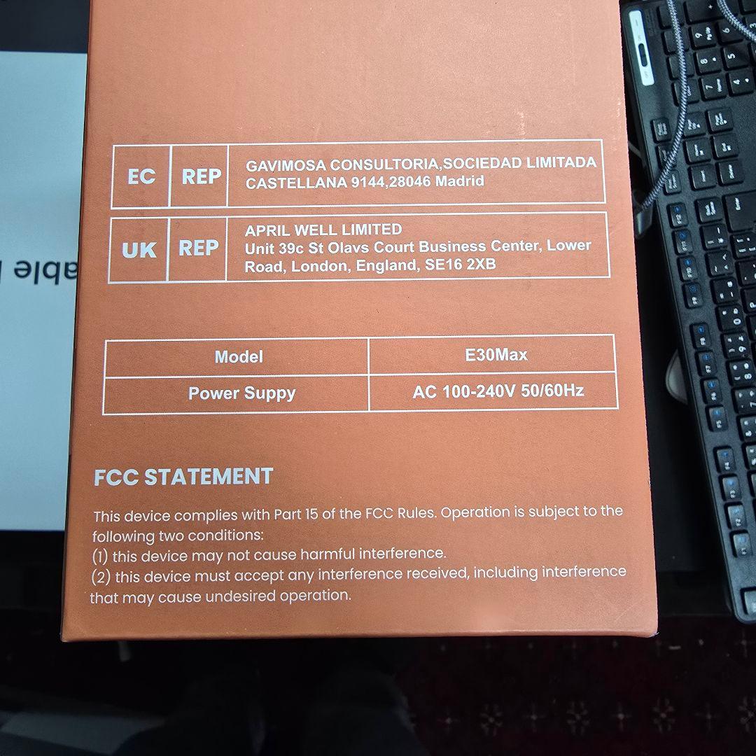 新品同GoogleTV搭載1500アンシルーメンSovboi EC30Max