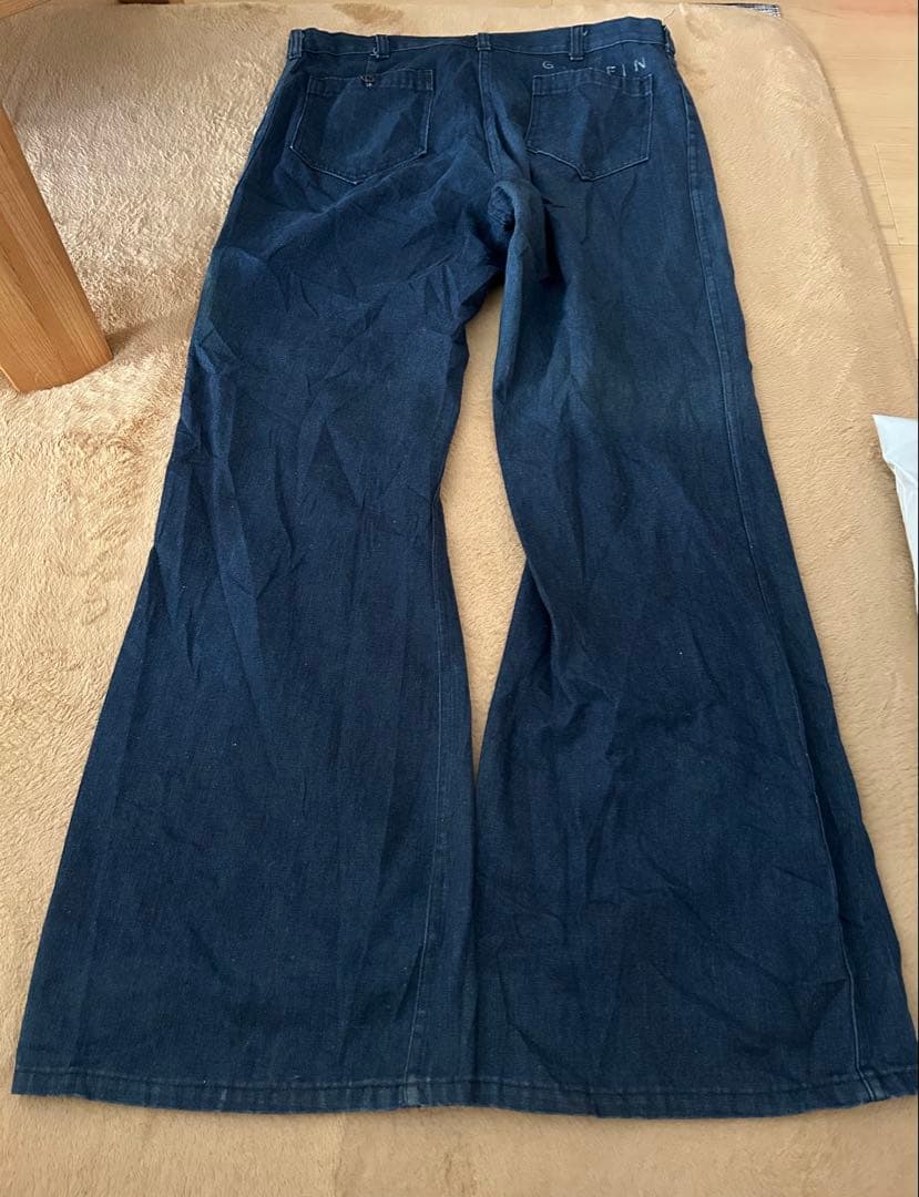 M*2様 70s navdungaree 米軍実物デニムセーラーパンツフレア ベ