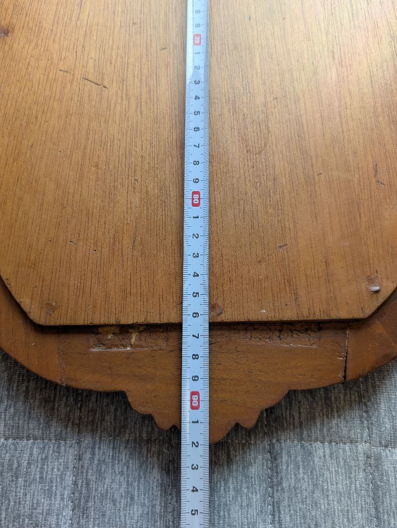 クラシック木製壁掛け鏡