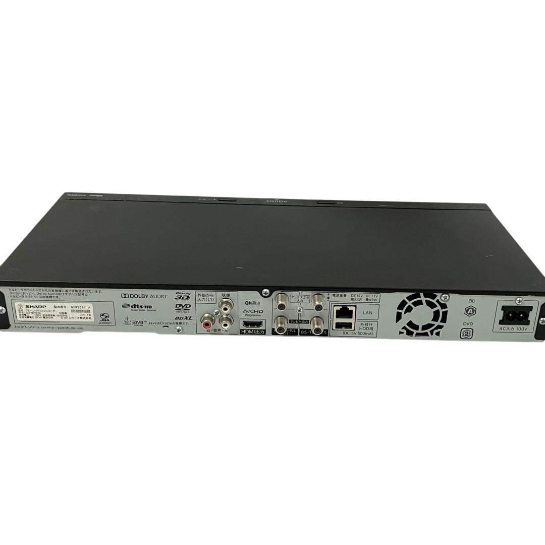 シャープ ブルーレイレコーダー 2番組同時録画 500GB BD-NW510