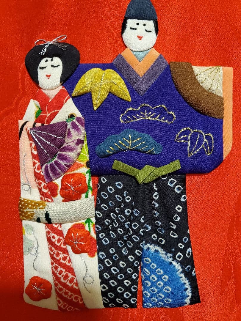 期間限定セール！雛祭り　春舞　立雛タペストリー