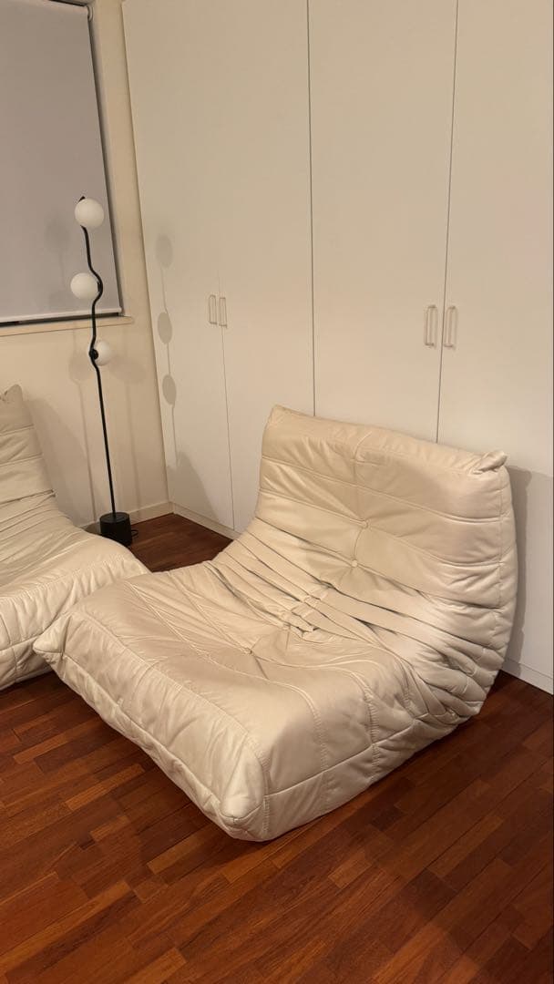 ligne roset リーンロゼ　トーゴ　ソファ　オフホワイト　リプロダクト品