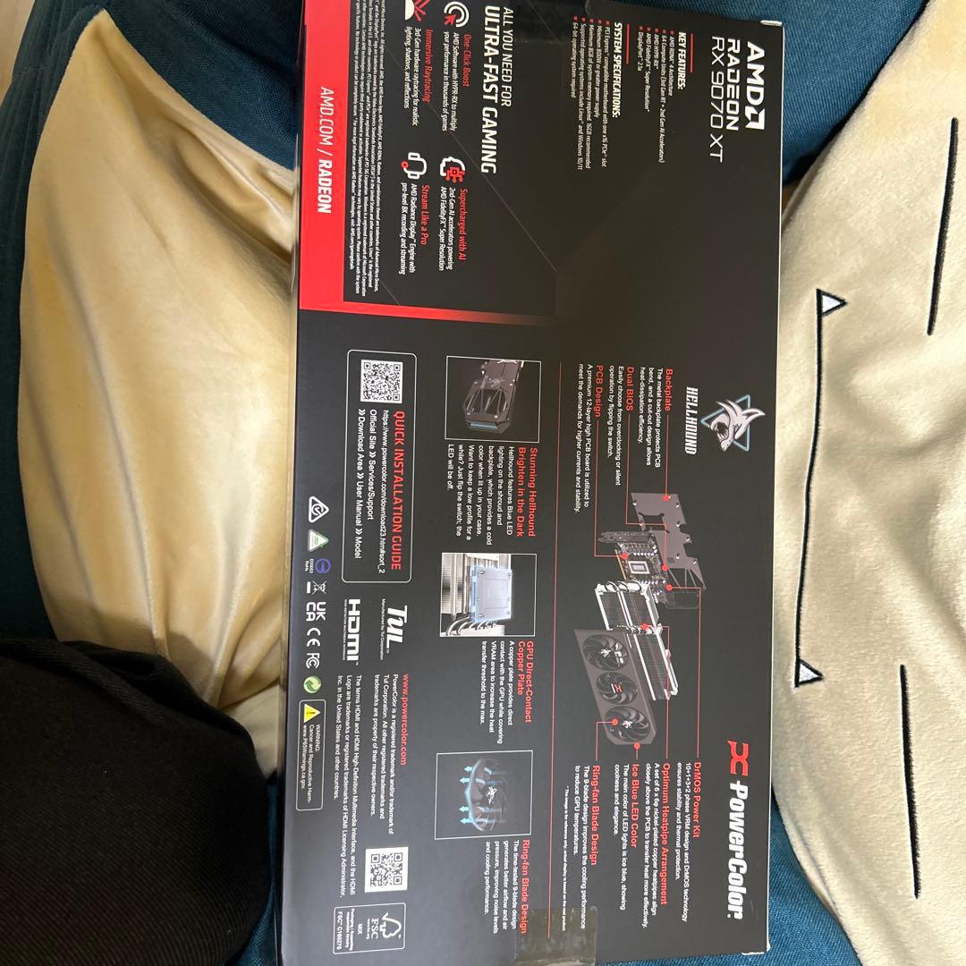 【未開封・購入証明付】Radeon RX 9070XT Powercolor