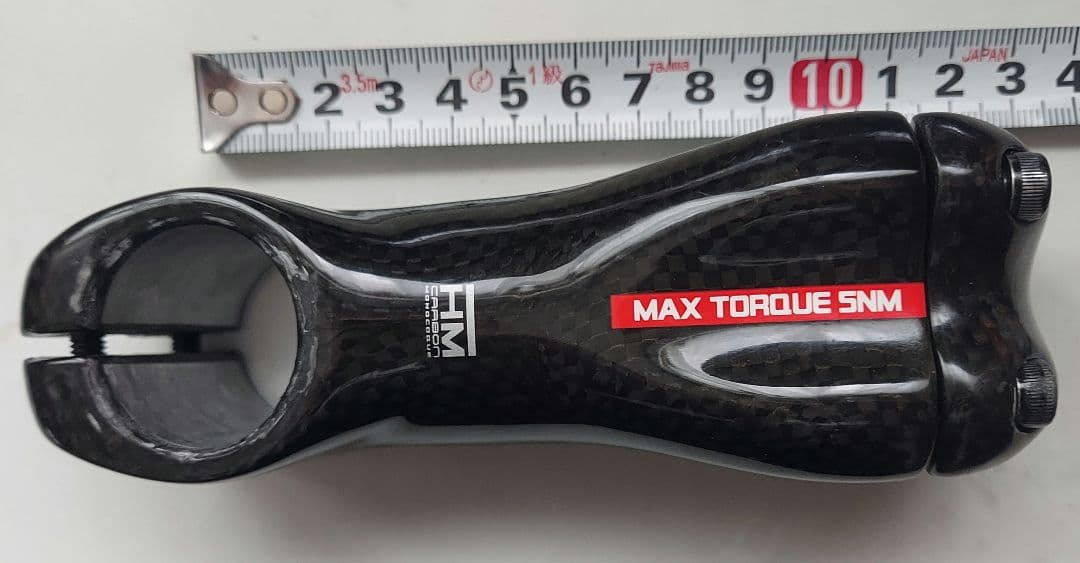 ロードバイク用 カーボンパーツ　3点セット 中古美品グロスブラック