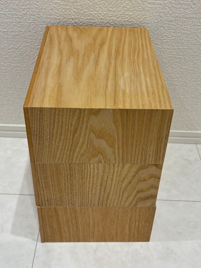 無印良品　木製小物収納 引き出し13個付き