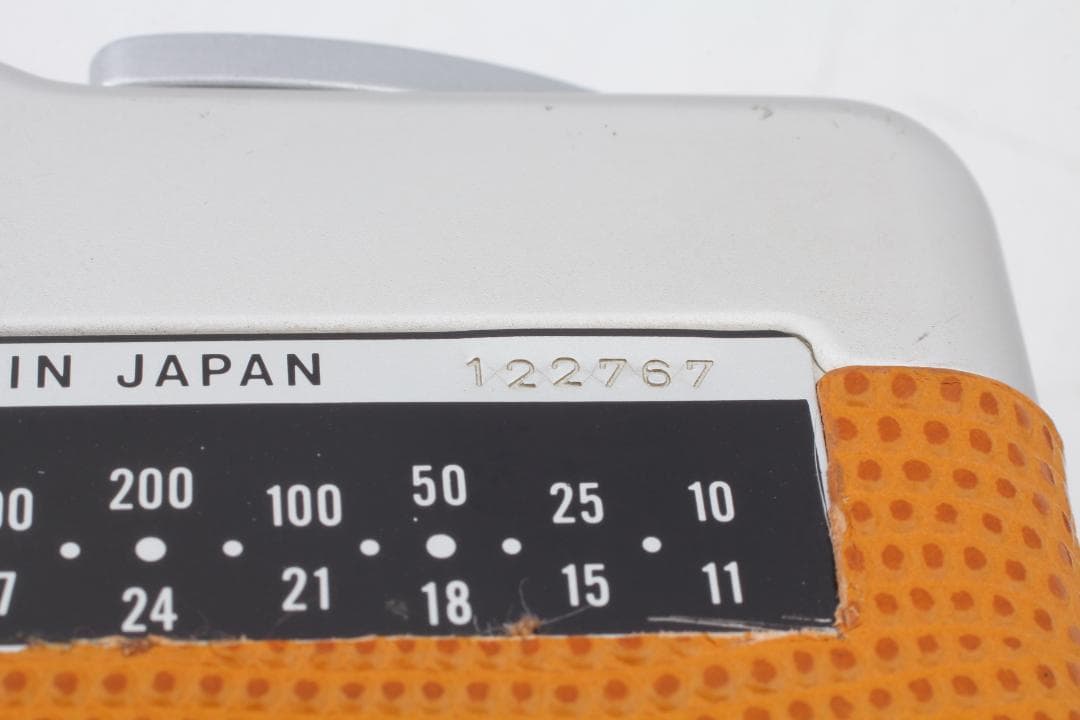 【美品　整備済】オーカー色 Canon Demi C 50&28mm #1145