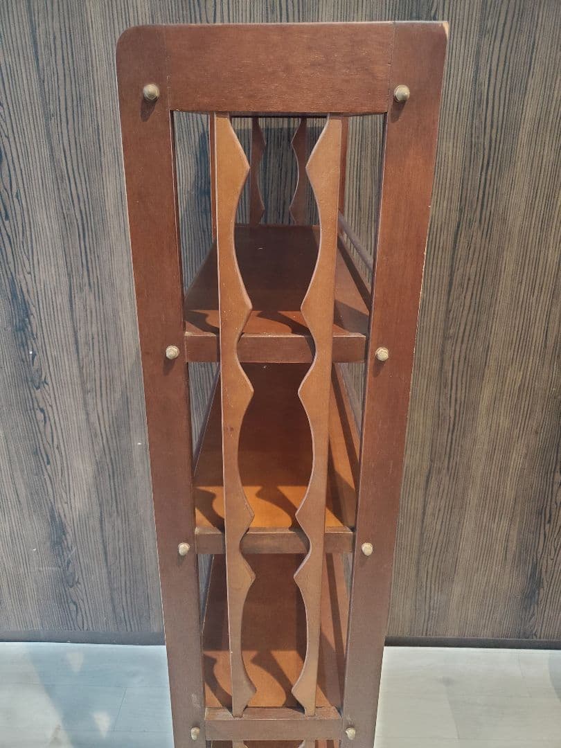 レトロ　オープンラック　飾り棚 本棚　シェルフ