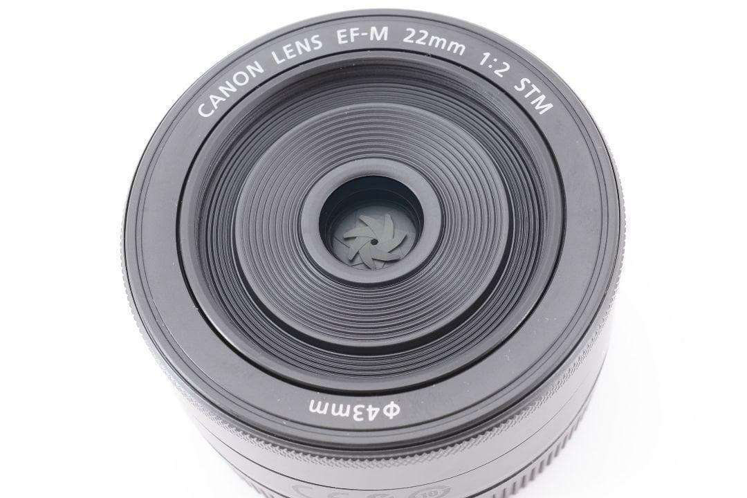 【ほぼ新品】Canon EF-M 22mm F2 STM グラファイト