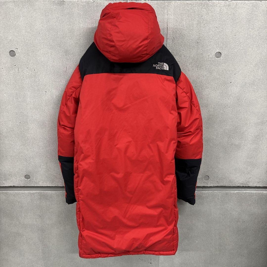 ノースフェイス　ダウンコートHYVENT レッド　メンズXL