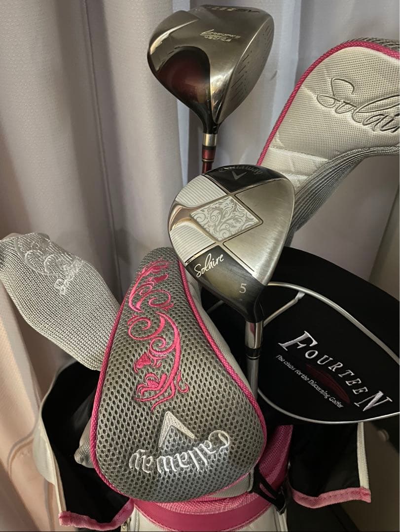 Callaway レディース ゴルフバッグ ピンクセット