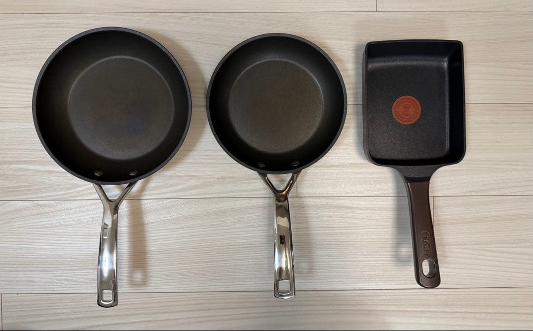 LE CREUSET T-Fal フライパン 3点セット