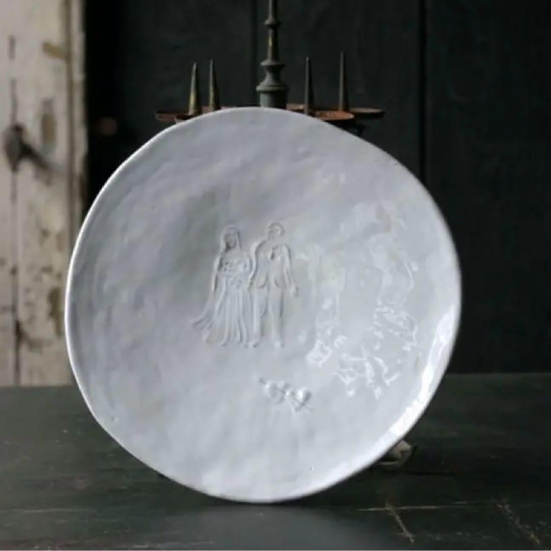 【廃盤】Astier de Villatte 大皿 新婚 カップル