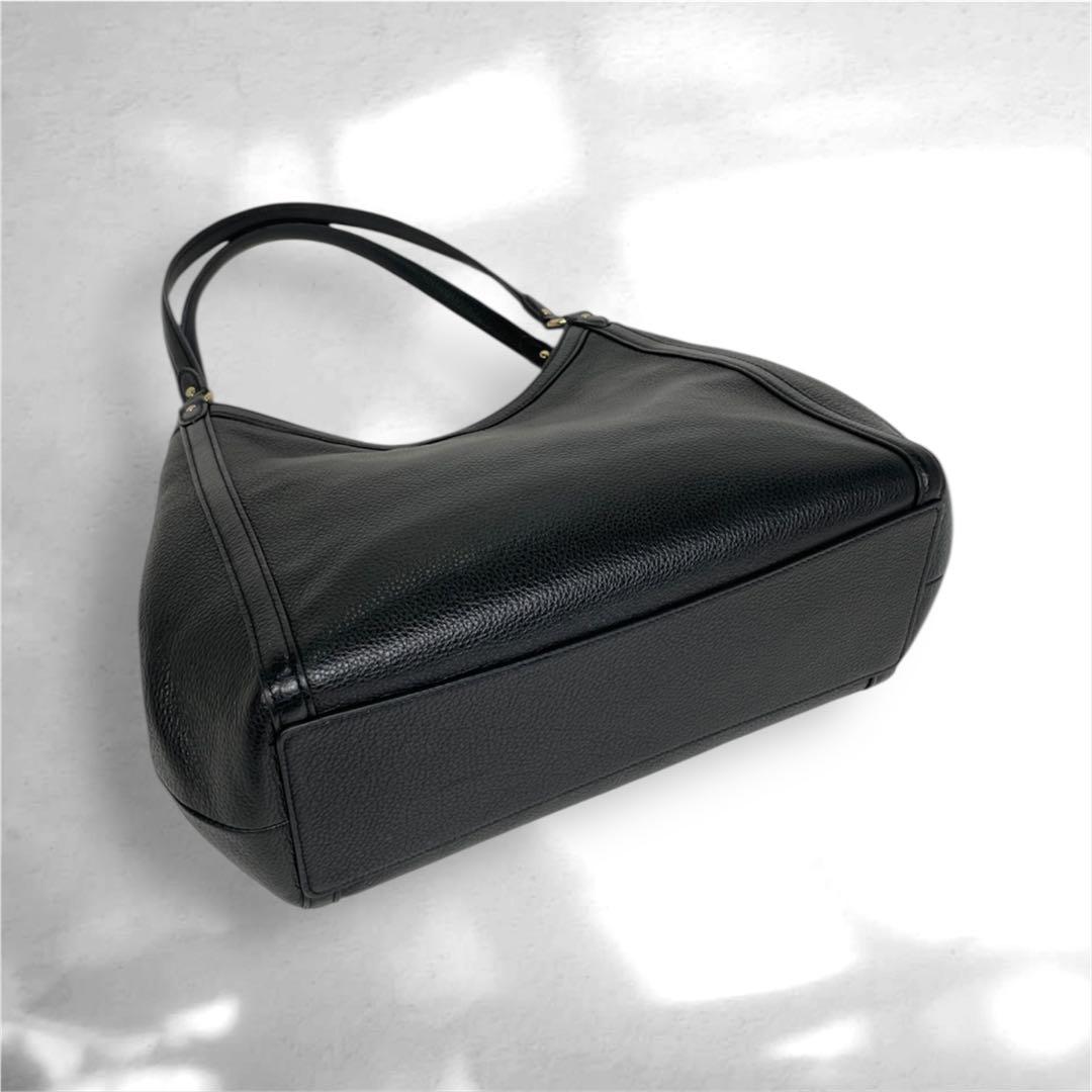 美品❣️コーチ COACH ショルダーバッグ レザー ブラック 肩がけC6231