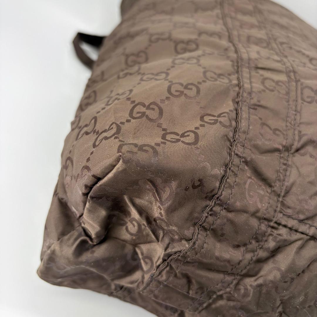 17724✨GUCCI トート エコバッグ テディベア 熊 ナイロン 犬 GG柄